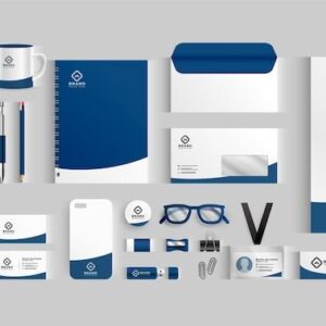 Logo with Full Brand Identity Kit